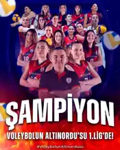 Altınordu Kadın Voleybol Takımı 1. Lige Yükseldi!