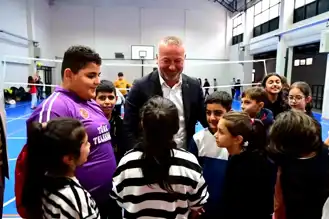 Karacabey Okullarına Spor Desteği