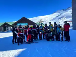 Erzurum'daki Uluslararası Öğrenciler Kayak Keyfi Yaşadı