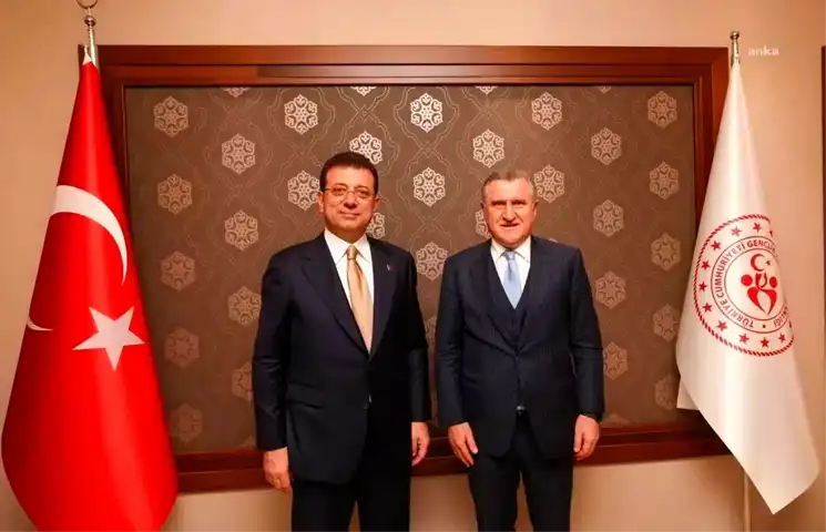 İmamoğlu, 2027 Avrupa ve 2036 Olimpiyat Oyunları için Ankara'da Görüştü