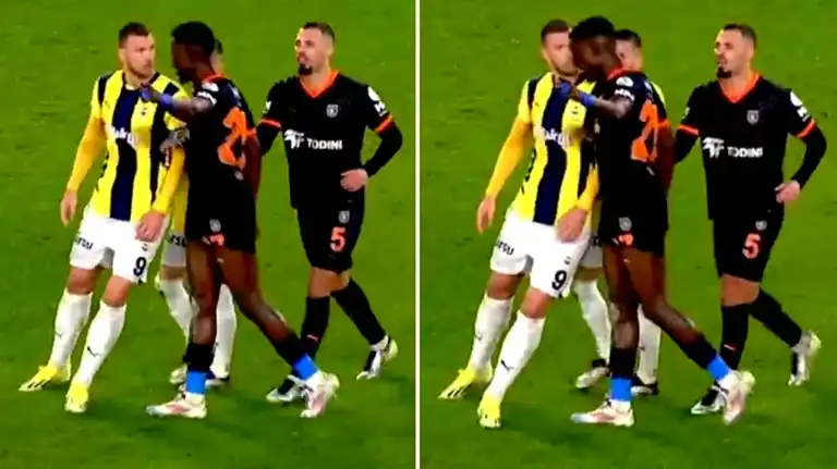 Dzeko'ya Kafa Atan Ba, KIRMIZI Kartla Oyun Dışında!