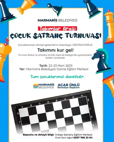 Marmaris'te Satranç Turnuvası!